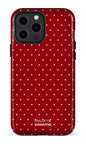 iPhone 13 Pro Max Tough Ditsy Rouge x Mallette -