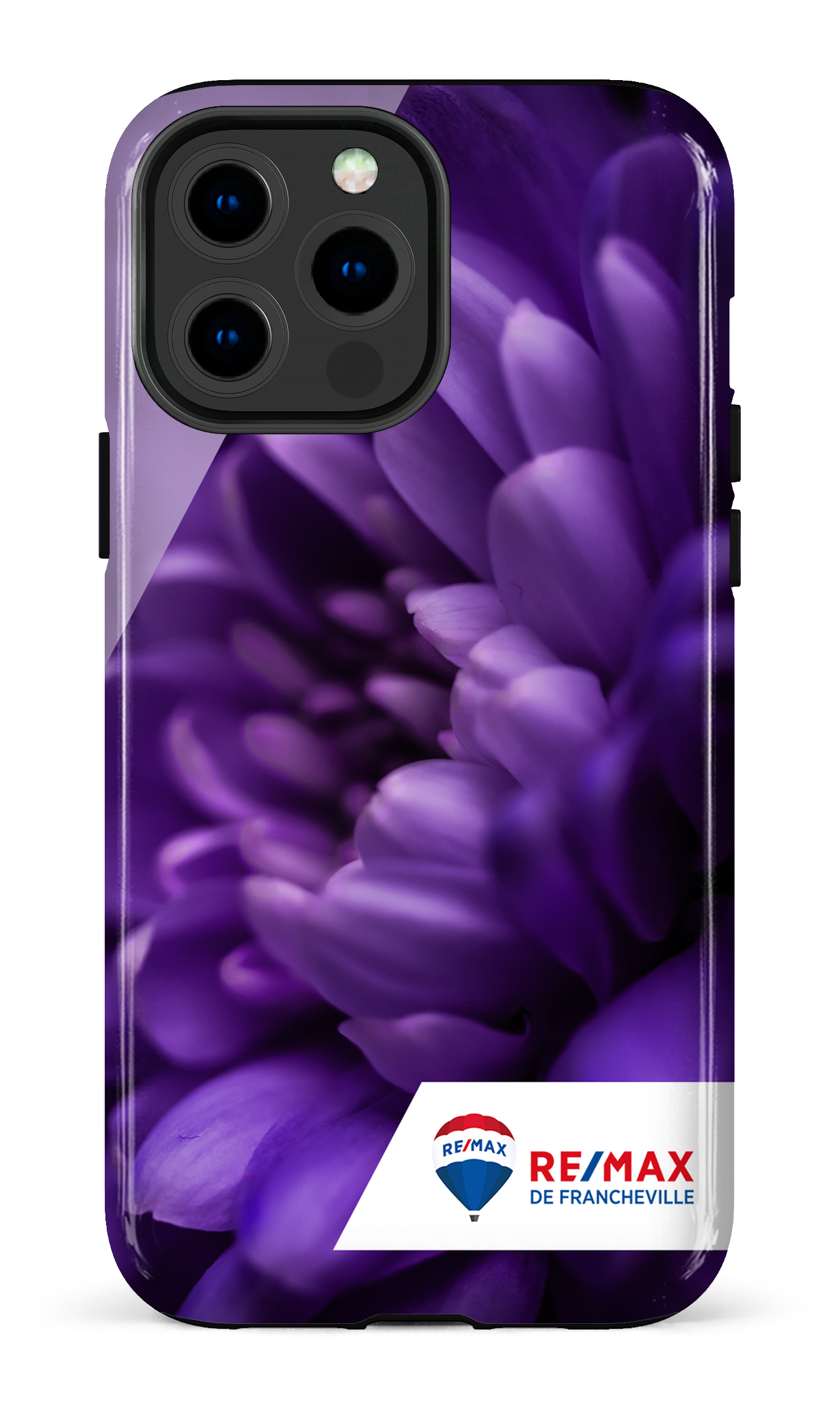 iPhone 13 Pro Max Tough Fleur gros plan de Francheville -