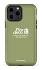 iPhone 13 Pro Max Tough Flordeco logo Sauge -