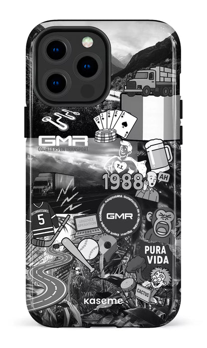 iPhone 13 Pro Max Tough GMR Collage Noir et Blanc -