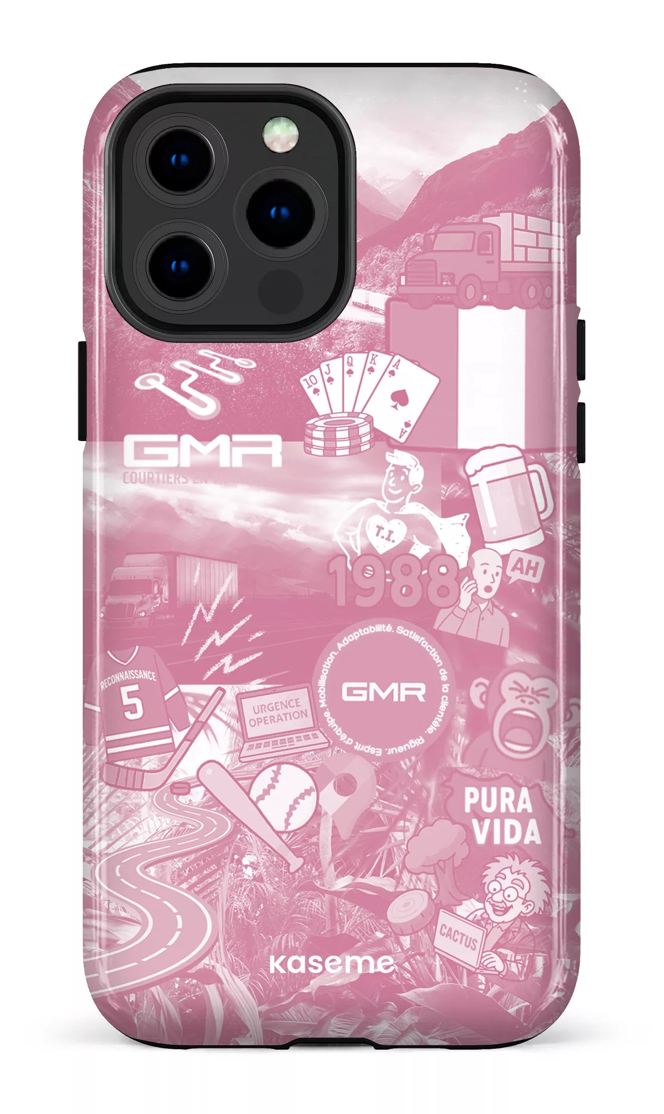 iPhone 13 Pro Max Tough GMR Collage Rose -