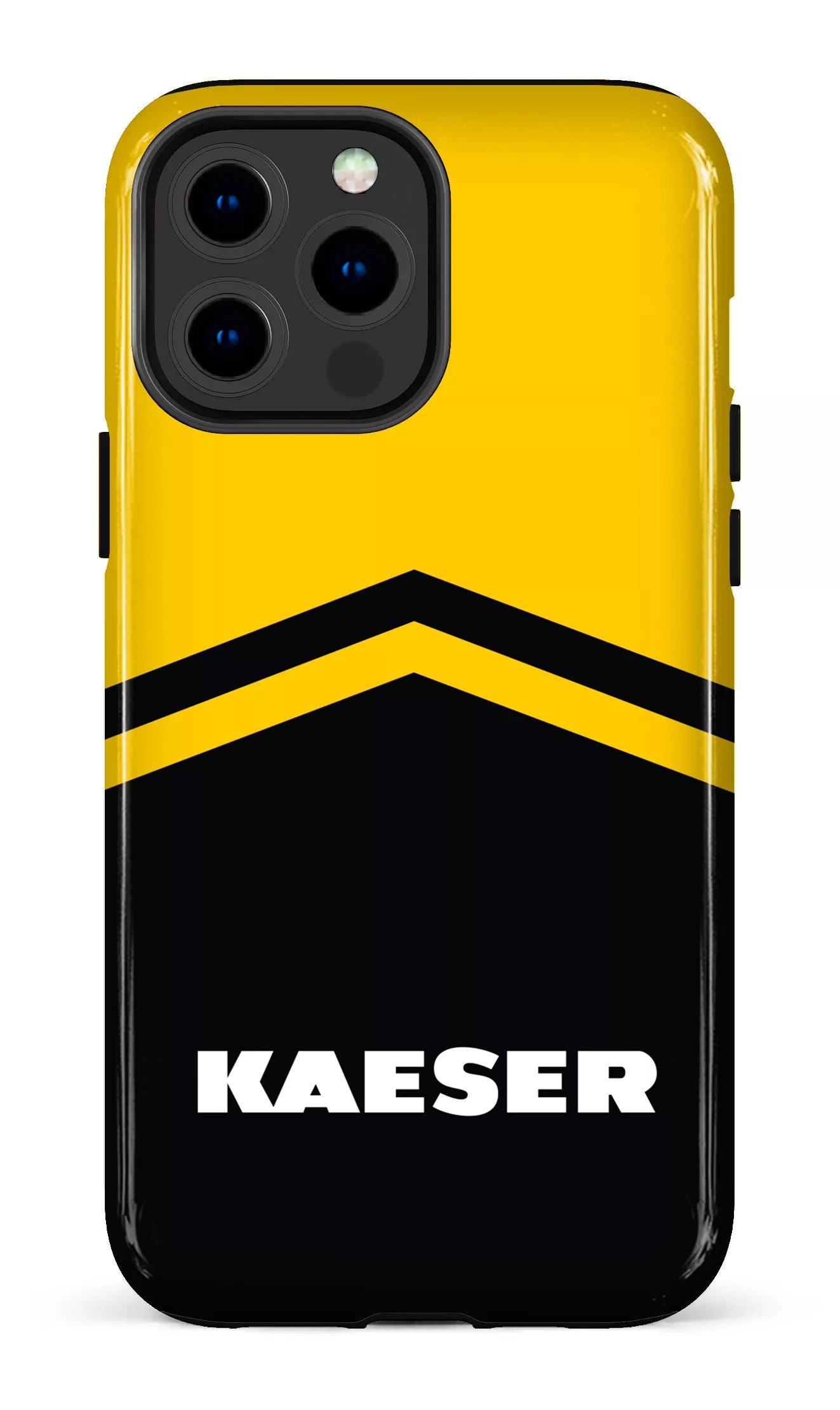 iPhone 13 Pro Max Tough Kaeser Noir et Jaune -