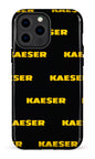 iPhone 13 Pro Max Tough Kaeser Pattern Noir -