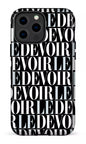 iPhone 13 Pro Max Tough Le Devoir — Gros logos -