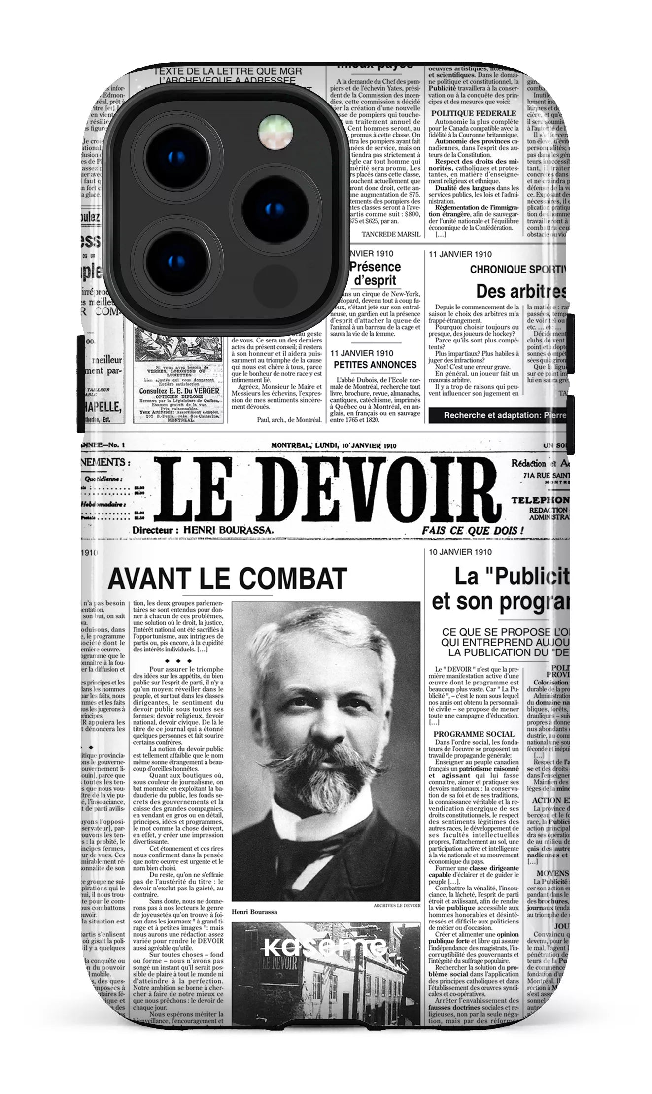 iPhone 13 Pro Max Tough Le Devoir — Premier édito -