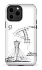 iPhone 13 Pro Max Tough Parc Olympique - Croquis Plan Blanc -