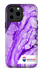 iPhone 13 Pro Max Tough Peinture marbrée claire violette de Francheville -