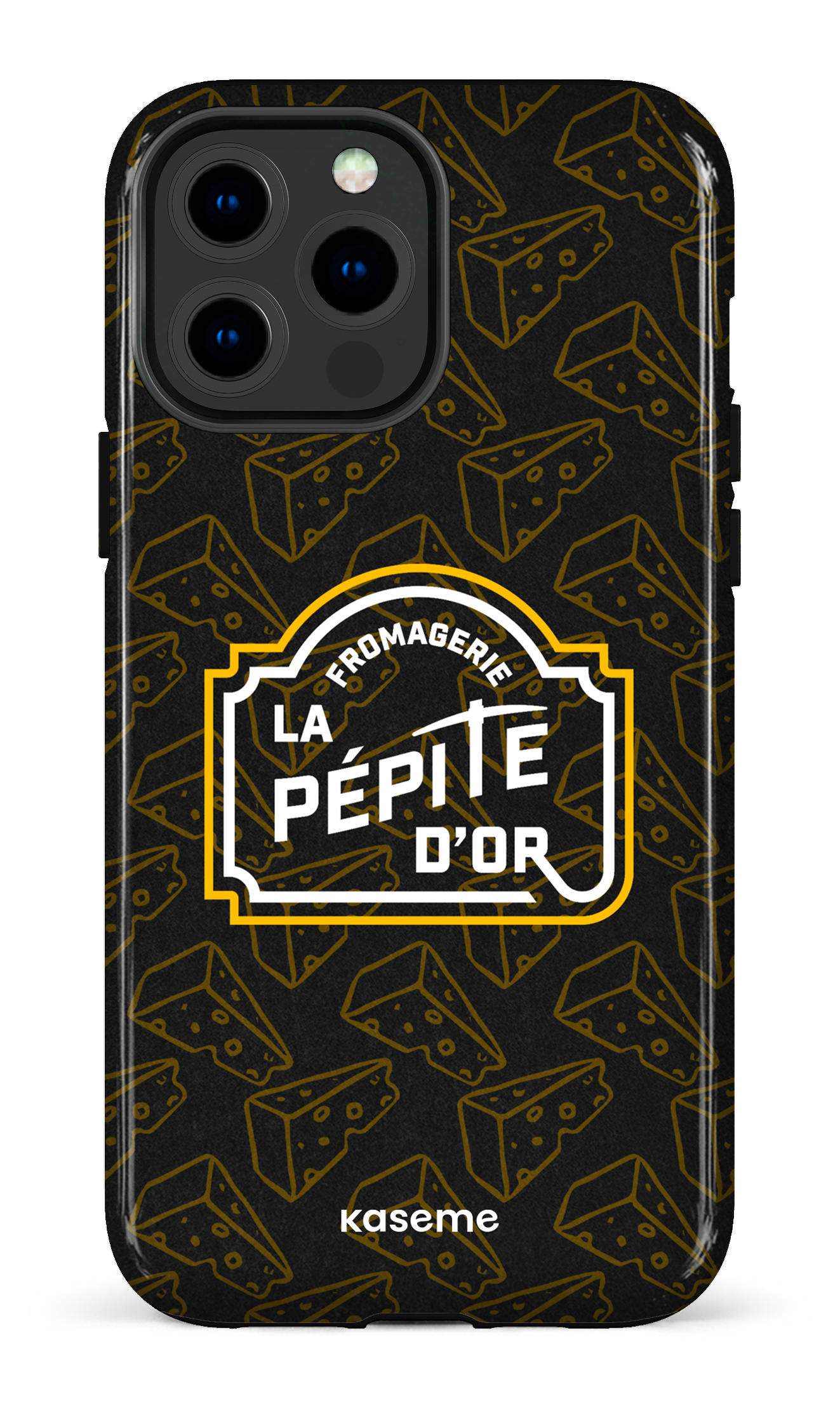 iPhone 13 Pro Max Tough Pépite x Fromages Noir -