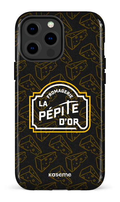 iPhone 13 Pro Max Tough Pépite x Fromages Noir -
