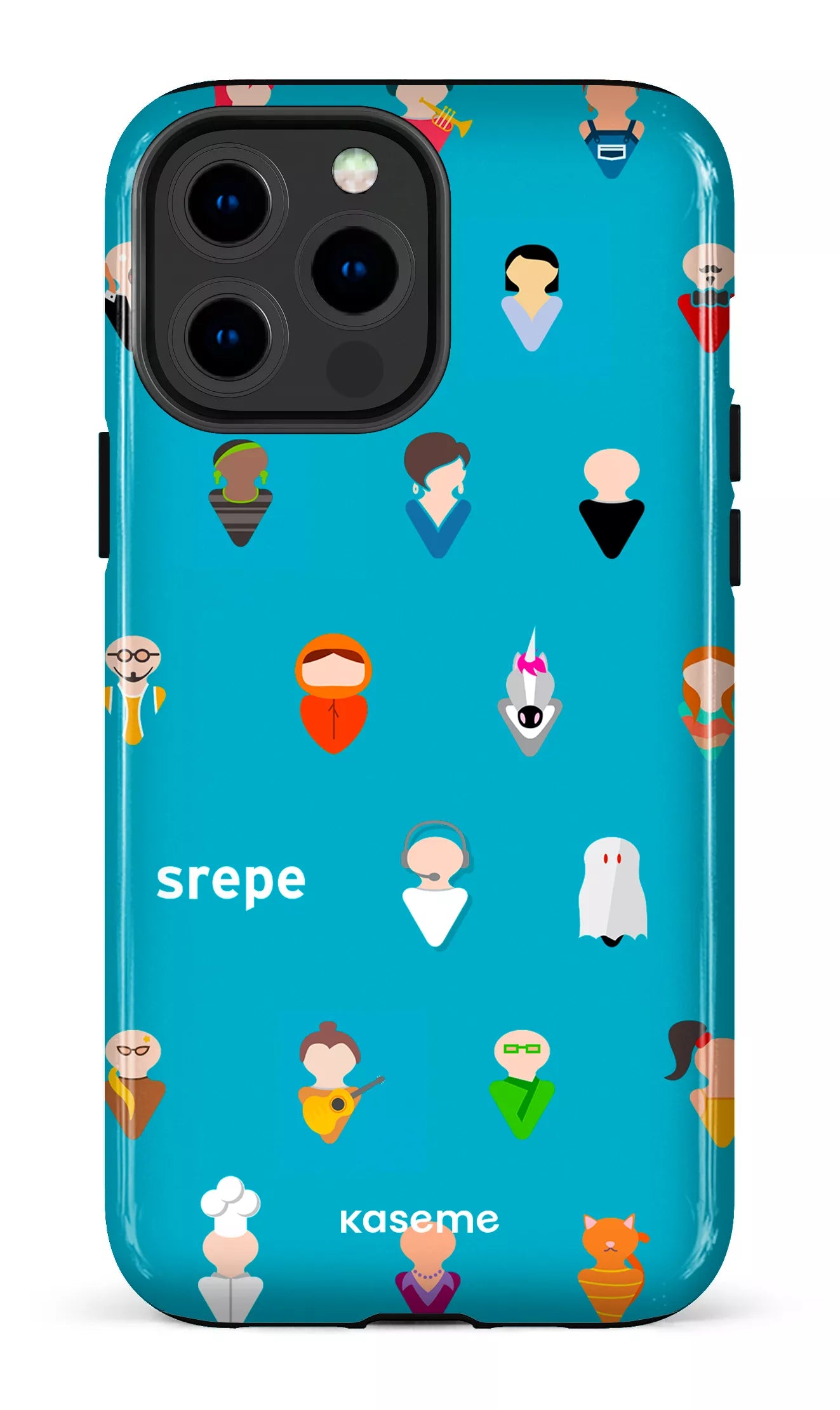 iPhone 13 Pro Max Tough Personnages Turquoise -