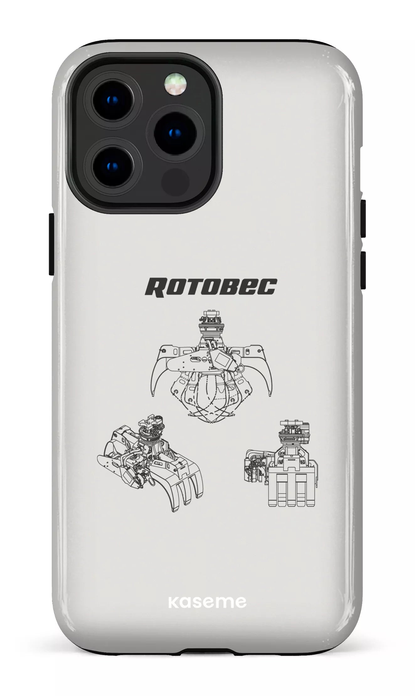 iPhone 13 Pro Max Tough Rotobec Gris -