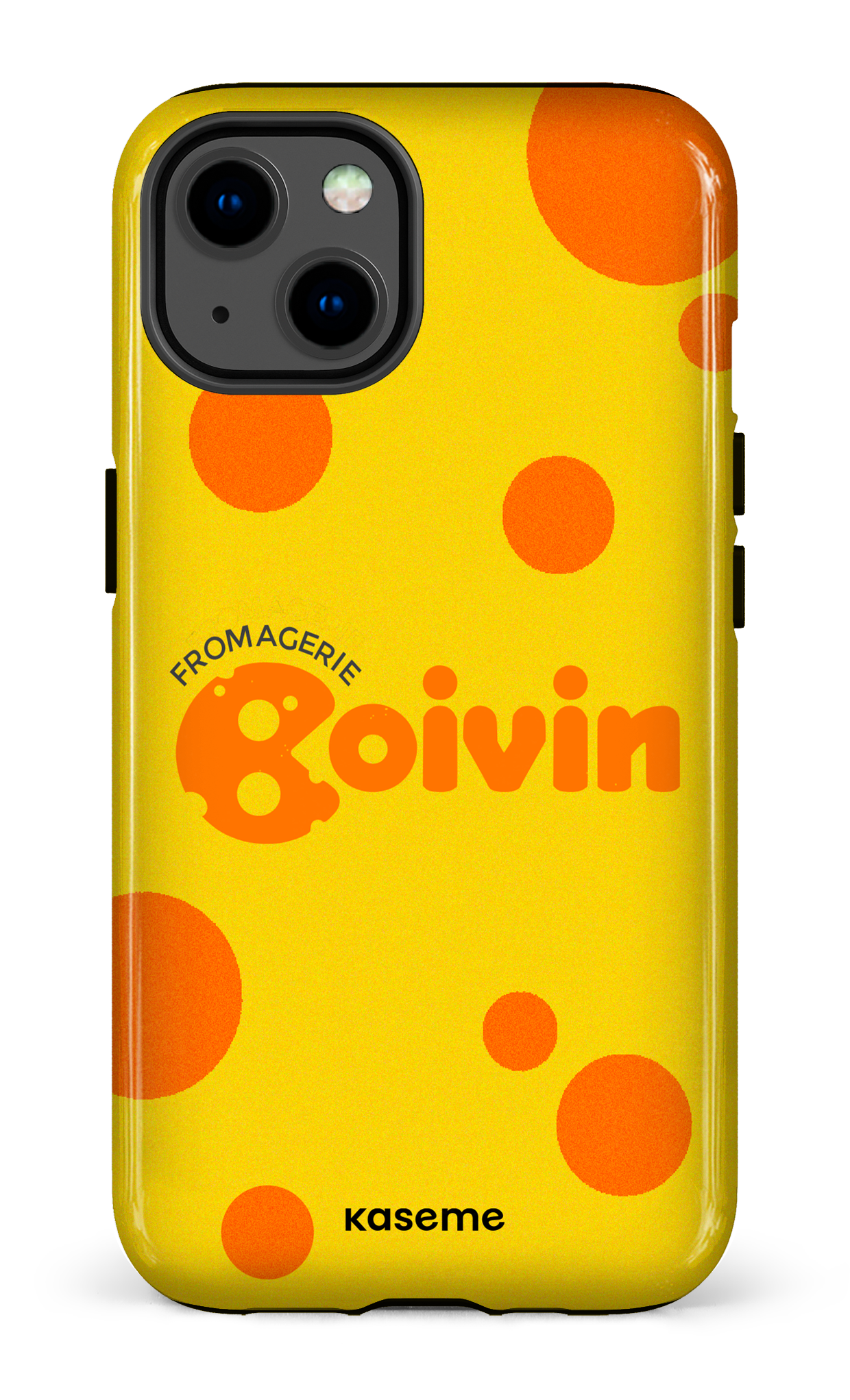 iPhone 13 Tough Boivin Jaune x Ronds -