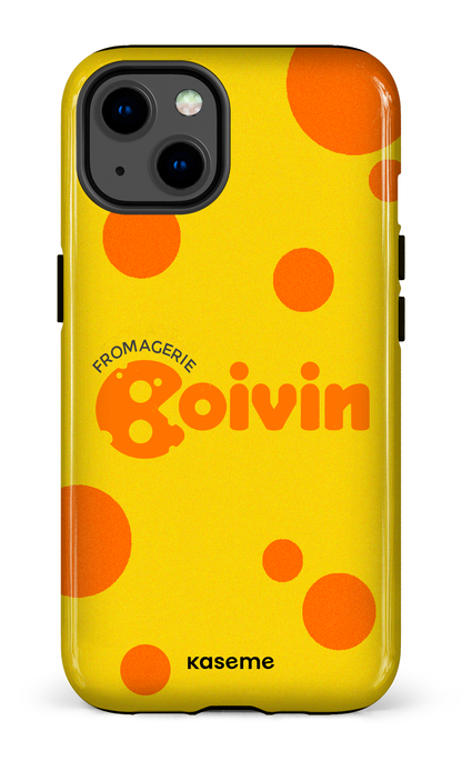 iPhone 13 Tough Boivin Jaune x Ronds -