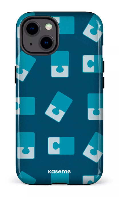 iPhone 13 Tough Casse-tête Bleu -