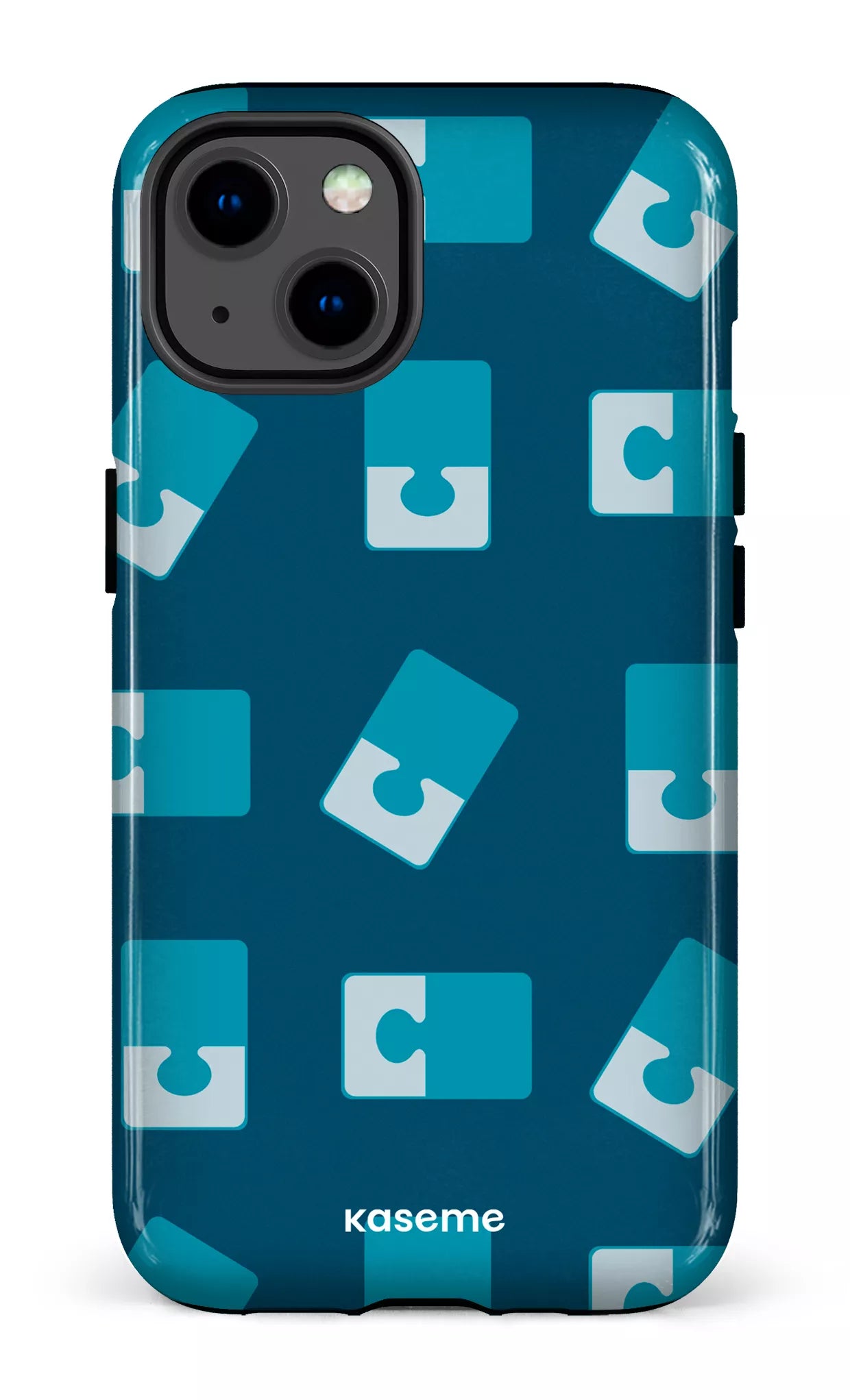 iPhone 13 Tough Casse-tête Bleu -
