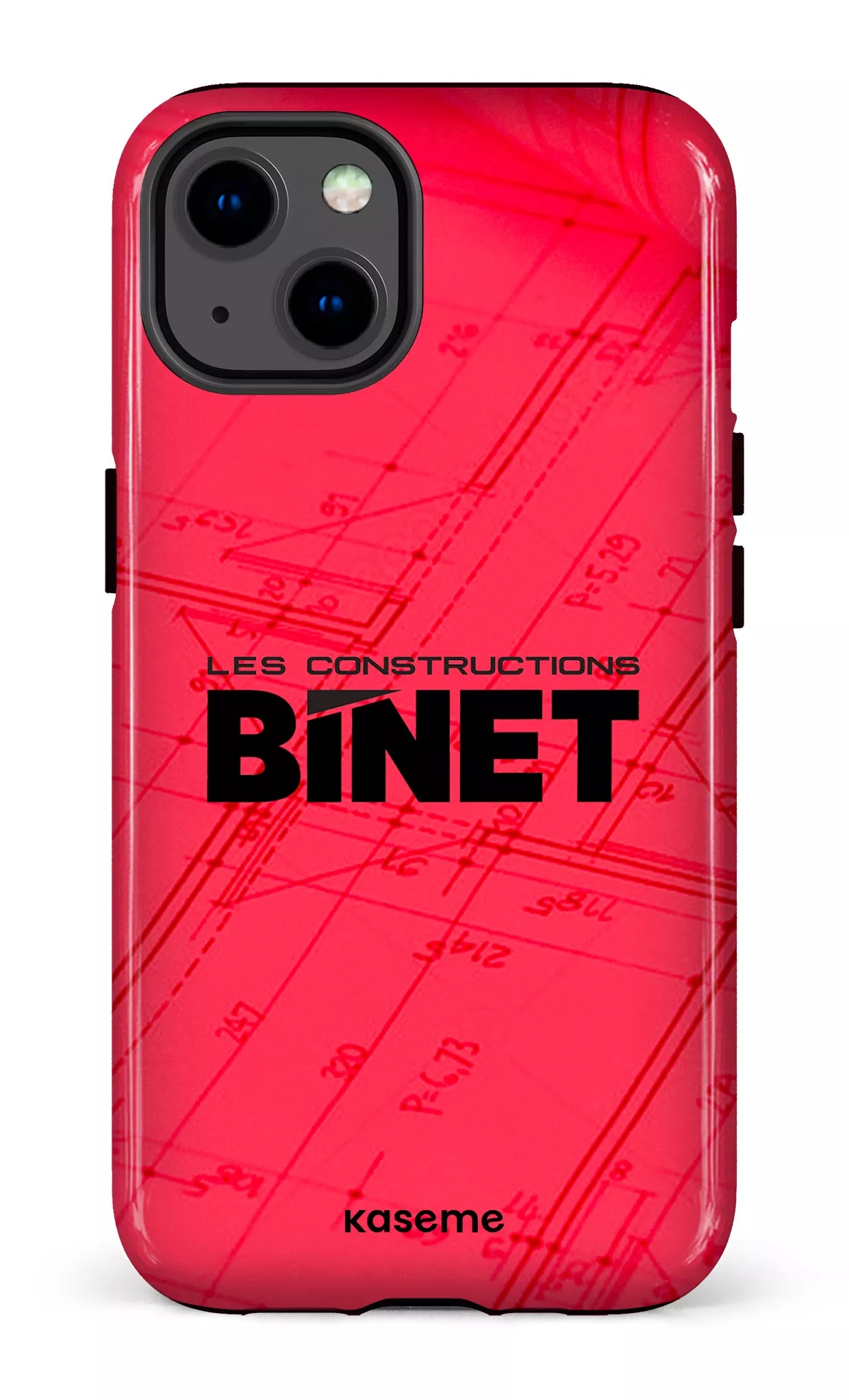 iPhone 13 Tough Constructions Binet Rouge -