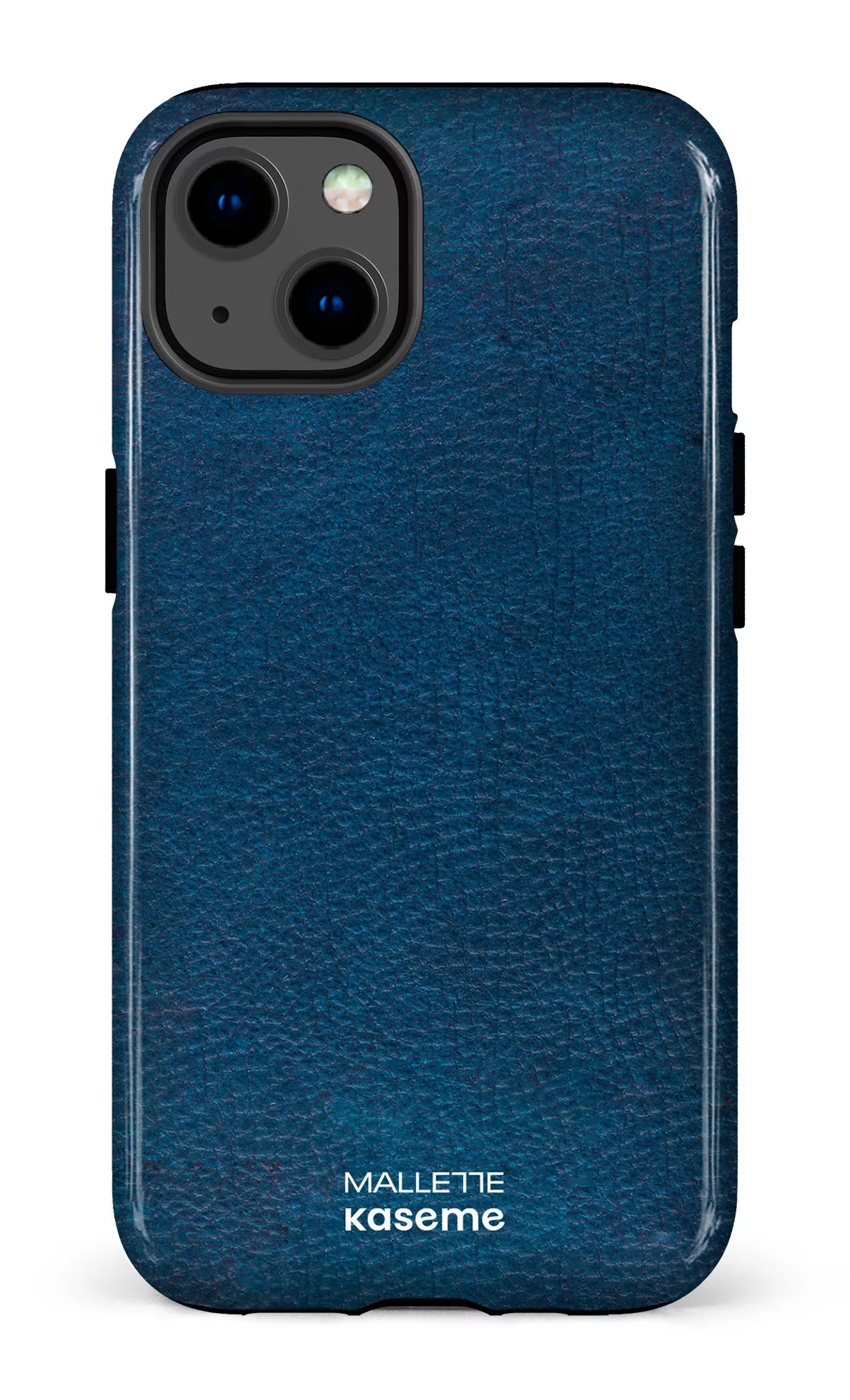 iPhone 13 Tough Cuir Bleu x Mallette -