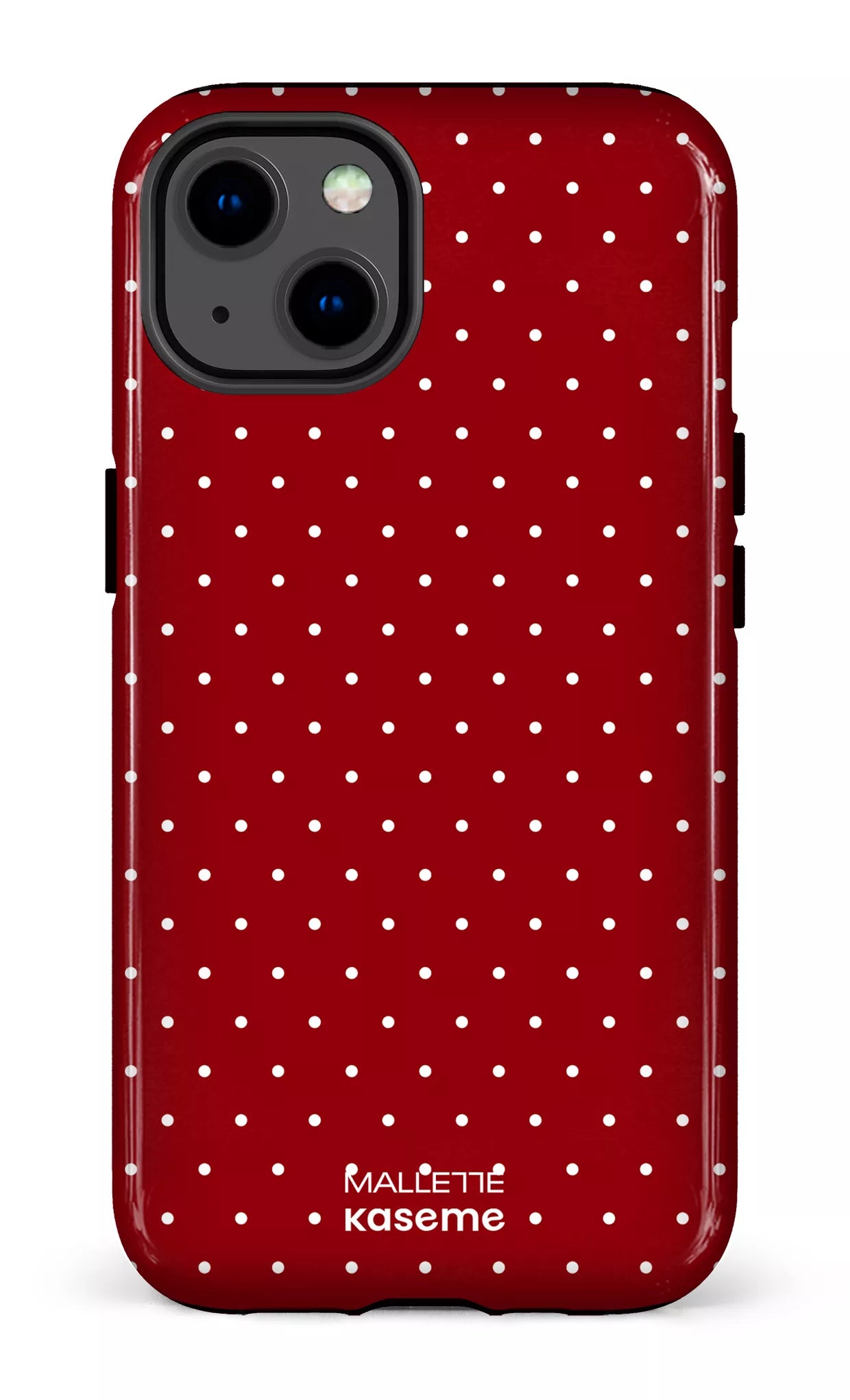 iPhone 13 Tough Ditsy Rouge x Mallette -