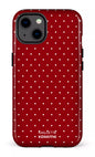 iPhone 13 Tough Ditsy Rouge x Mallette -