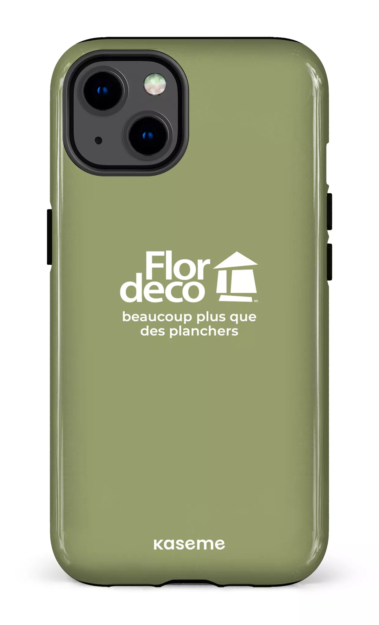 iPhone 13 Tough Flordeco logo Sauge -