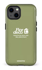 iPhone 13 Tough Flordeco logo Sauge -