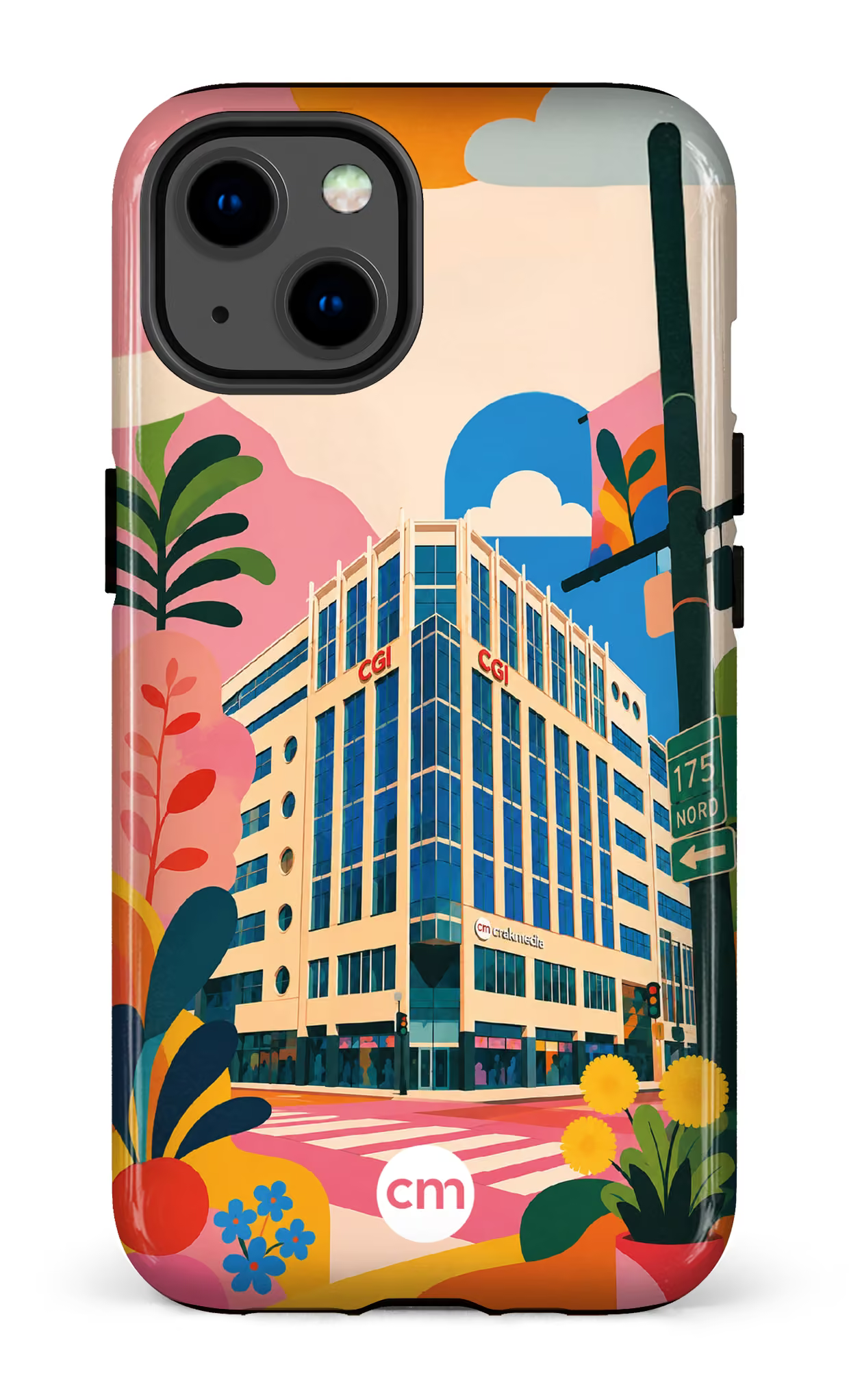 iPhone 13 Tough Funky Building Crakmedia -