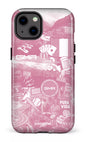 iPhone 13 Tough GMR Collage Rose -