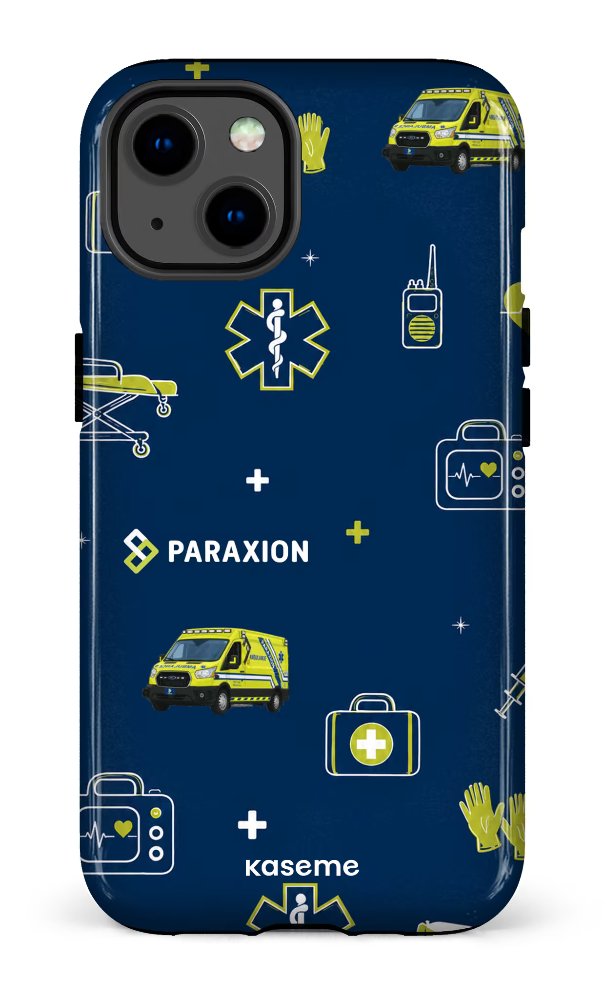iPhone 13 Tough Icônes bleu Paraxion -