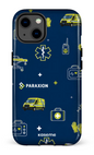 iPhone 13 Tough Icônes bleu Paraxion -