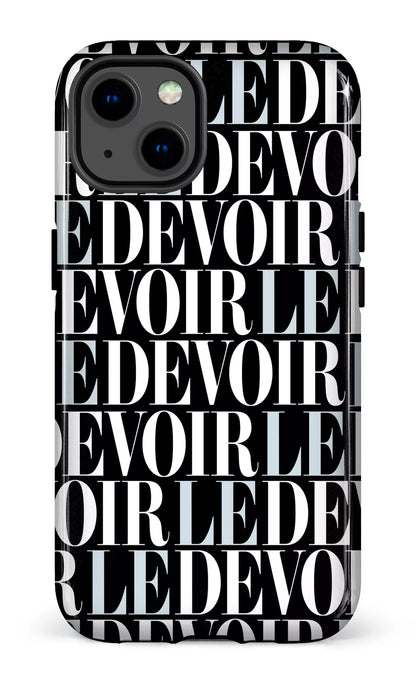 iPhone 13 Tough Le Devoir — Gros logos -