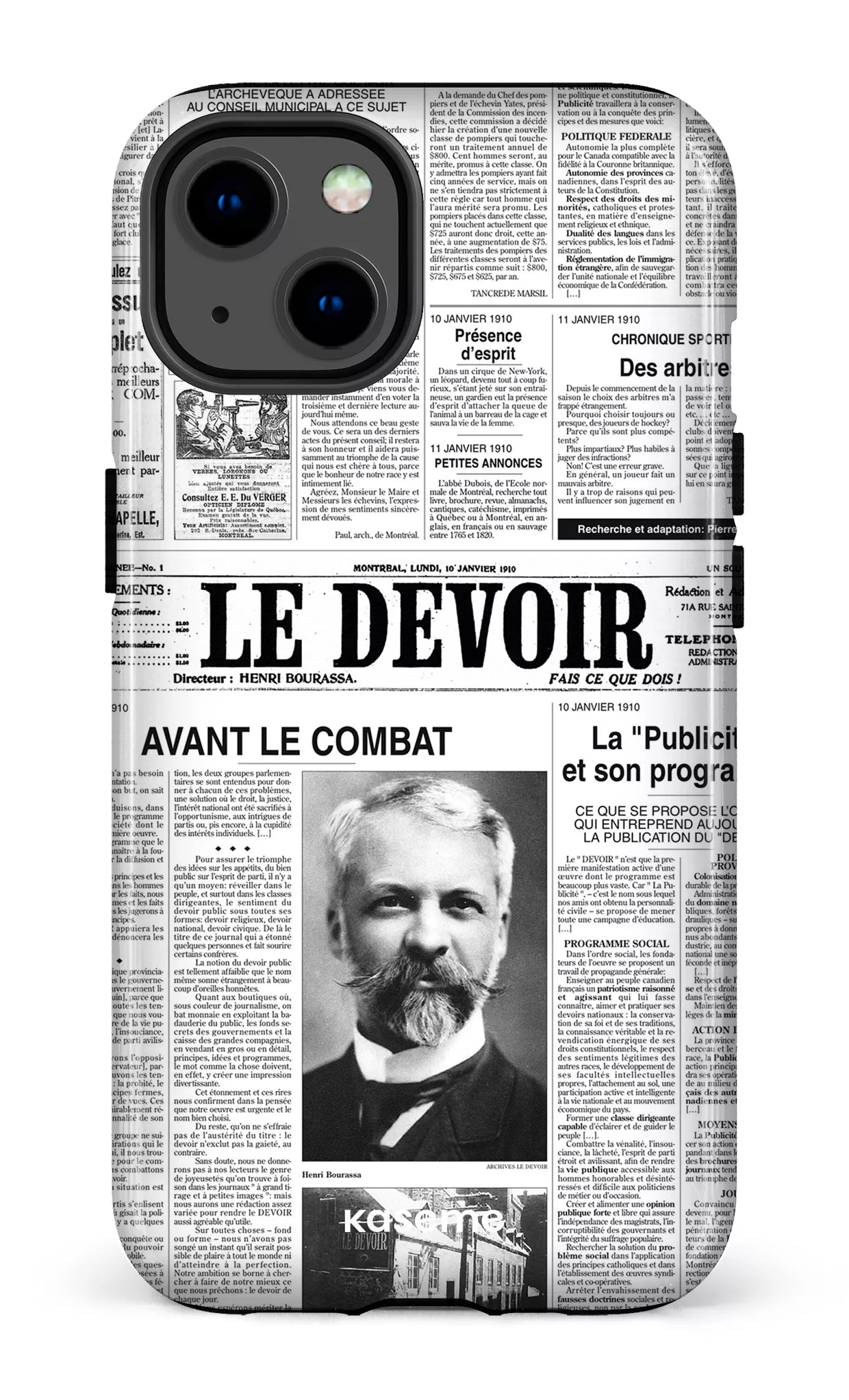 iPhone 13 Tough Le Devoir — Premier édito -