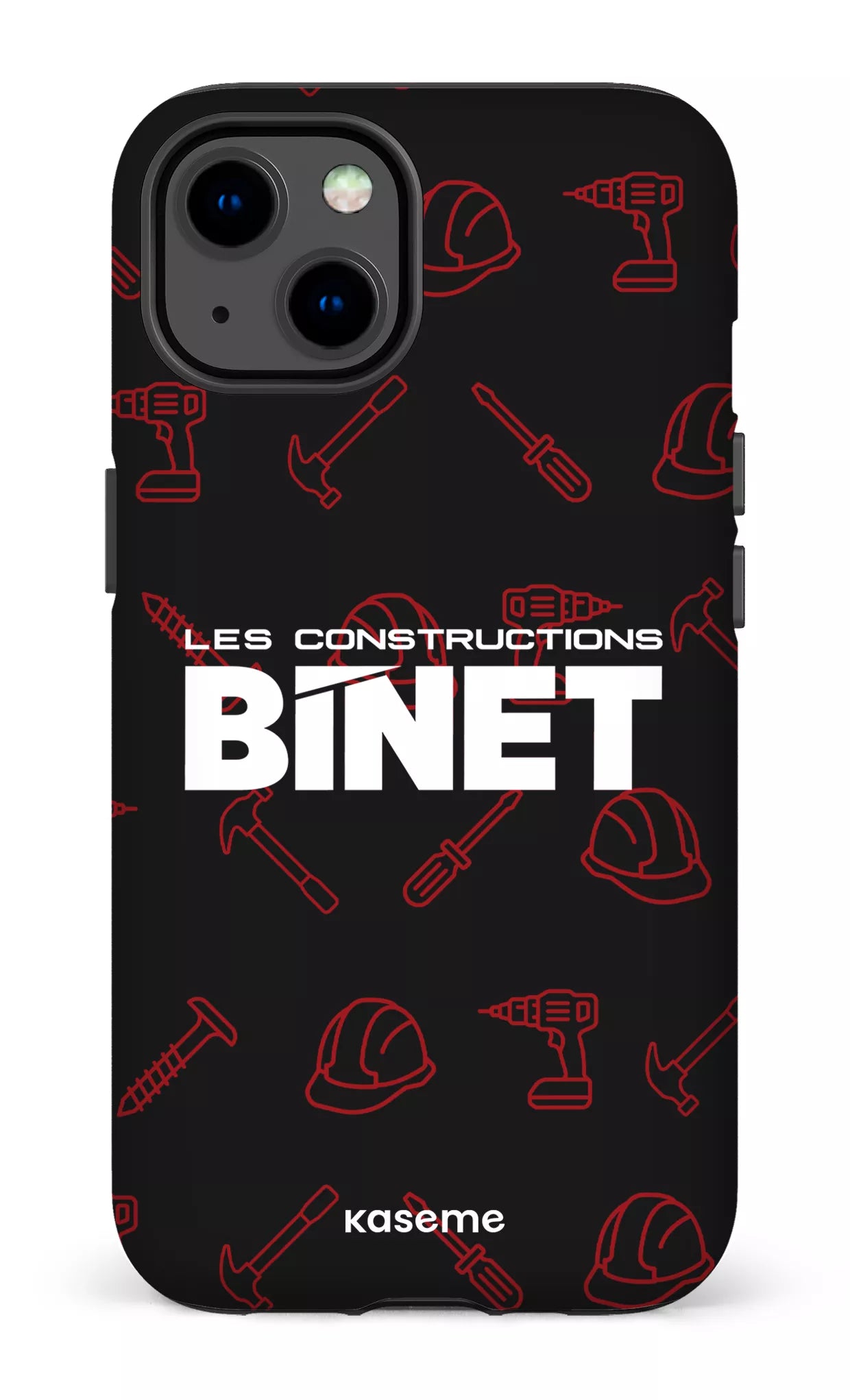iPhone 13 Tough Matte Constructions Binet Noir -