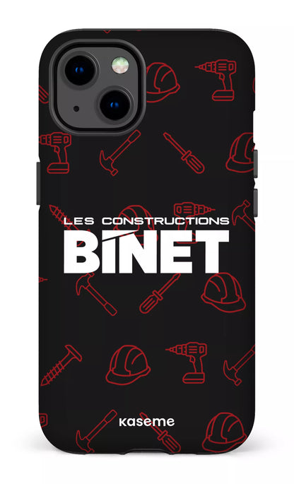 iPhone 13 Tough Matte Constructions Binet Noir -