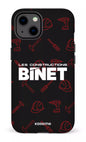 iPhone 13 Tough Matte Constructions Binet Noir -