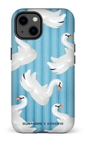 iPhone 13 Tough Matte Cygne par Club Piscine -