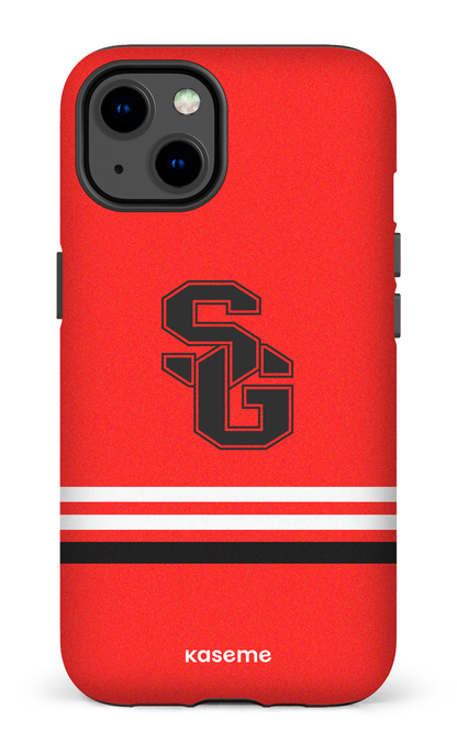 iPhone 13 Tough Matte Dragons PSG Rouge -