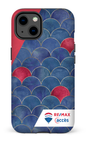 iPhone 13 Tough Matte Écailles bicolores -