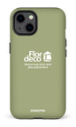 iPhone 13 Tough Matte Flordeco logo Sauge -