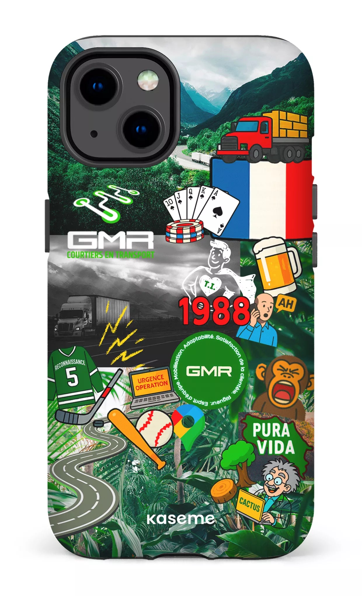 iPhone 13 Tough Matte GMR Collage -