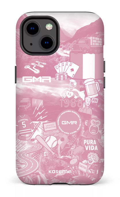 iPhone 13 Tough Matte GMR Collage Rose -
