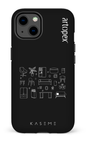 iPhone 13 Tough Matte L'essentiel noir par Artopex -