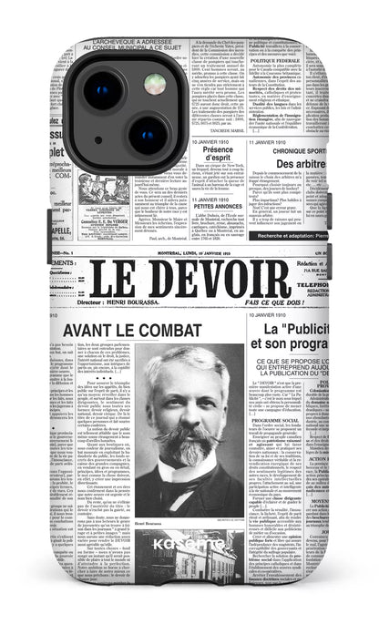 iPhone 13 Tough Matte Le Devoir — Premier édito -