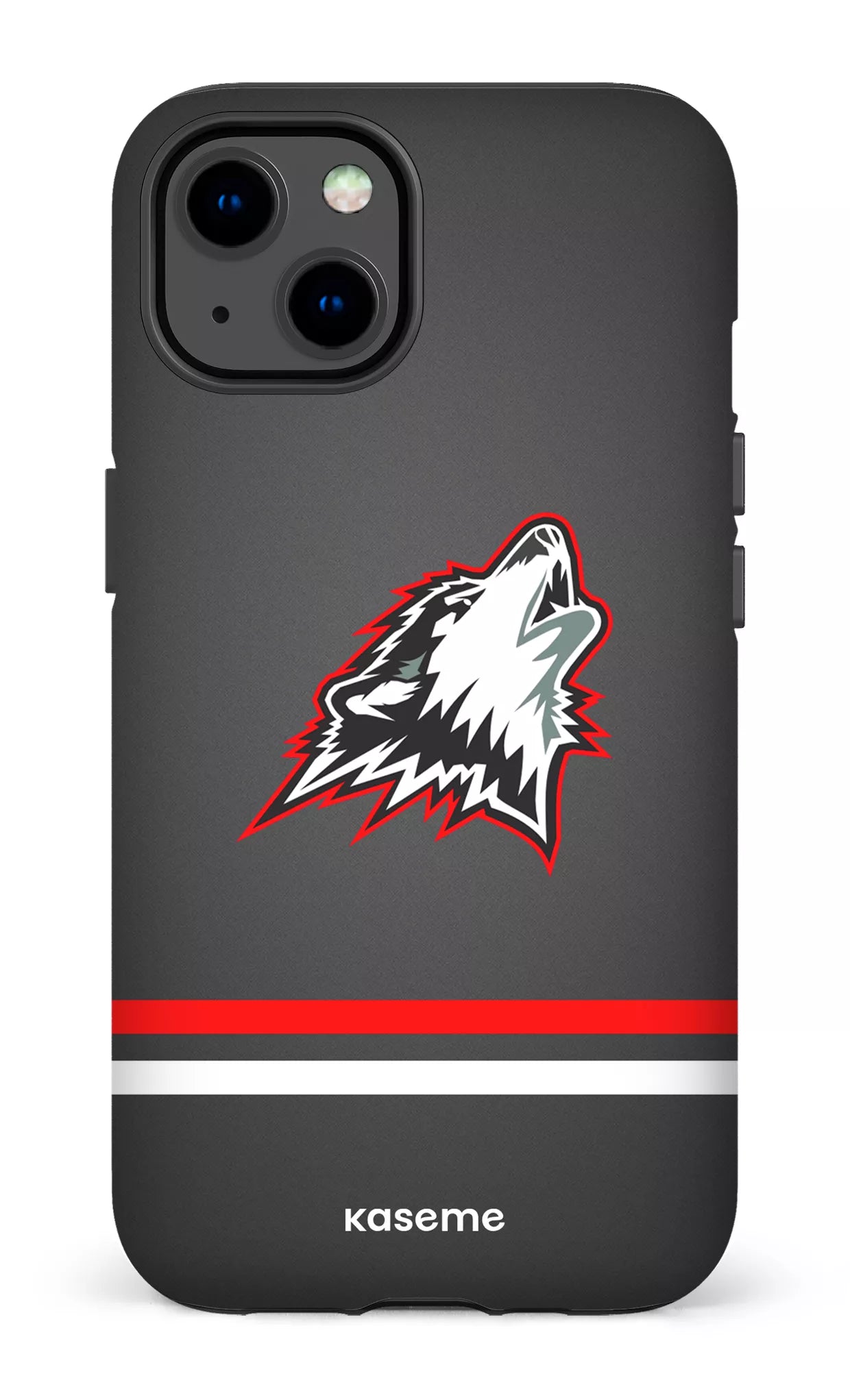 iPhone 13 Tough Matte Les Huskies Gris -