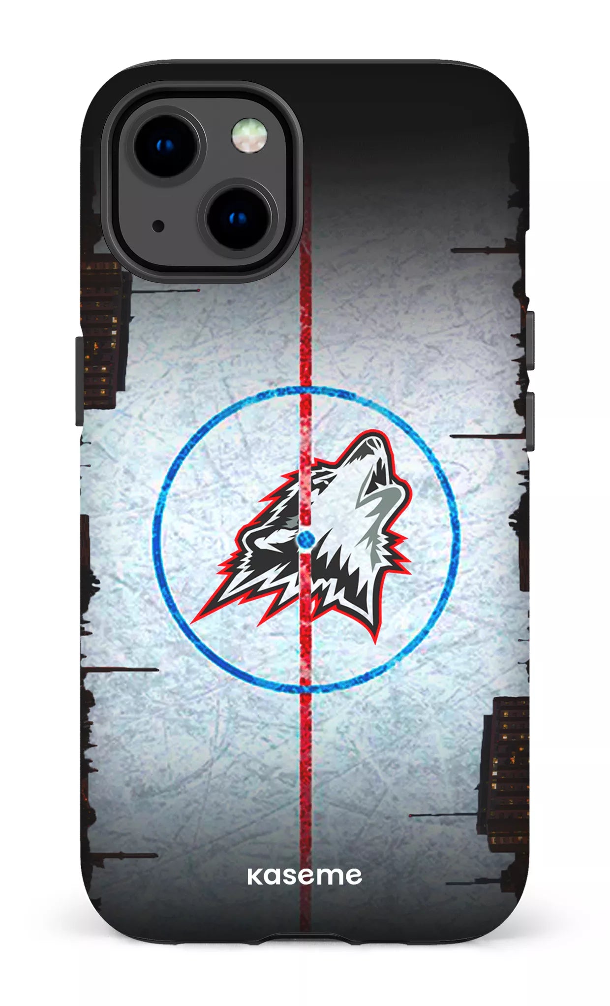 iPhone 13 Tough Matte Les Huskies Patinoire -