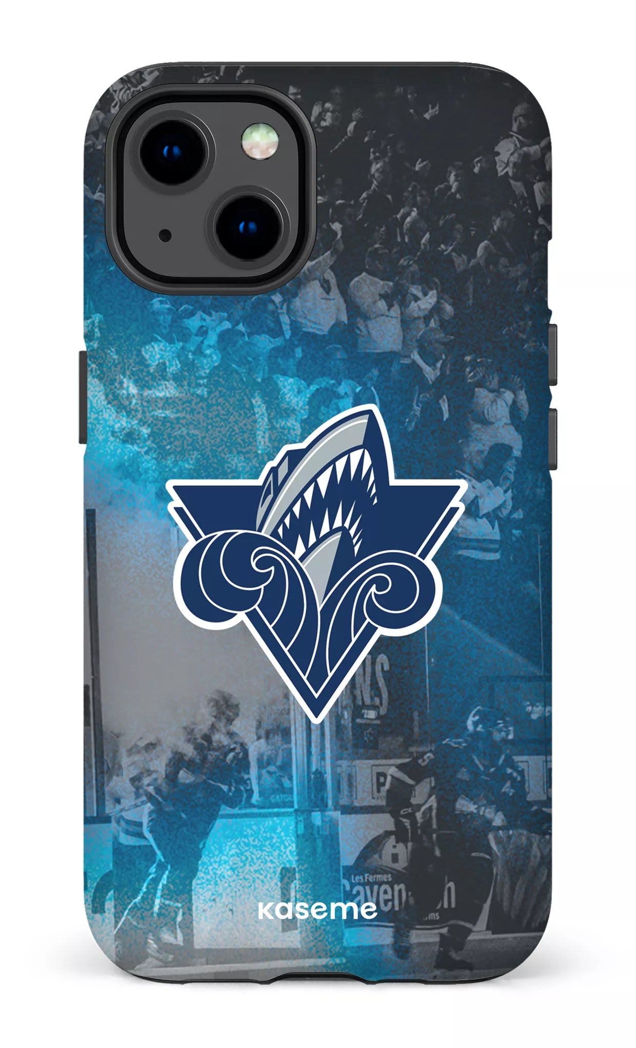 iPhone 13 Tough Matte Océanic Logo & Foule -