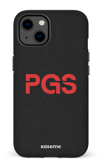 iPhone 13 Tough Matte PGS Noir&Rouge -