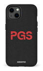 iPhone 13 Tough Matte PGS Noir&Rouge -