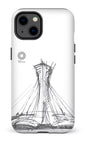 iPhone 13 Tough Matte Parc Olympique - Croquis Blanc -