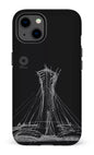 iPhone 13 Tough Matte Parc Olympique - Croquis Noir -
