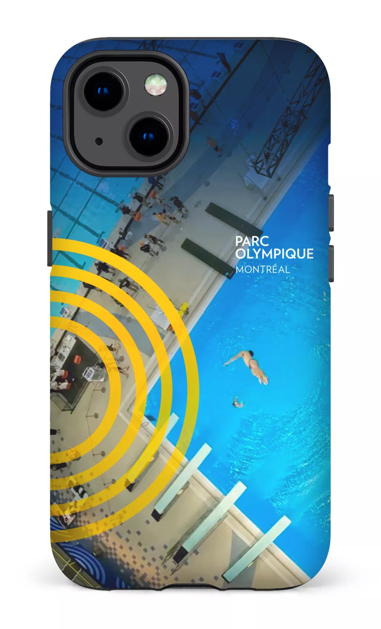 iPhone 13 Tough Matte Parc Olympique - Lieu Plongeon -